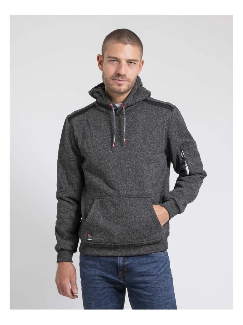 Sweat capuche WOPILO gris anthracite
