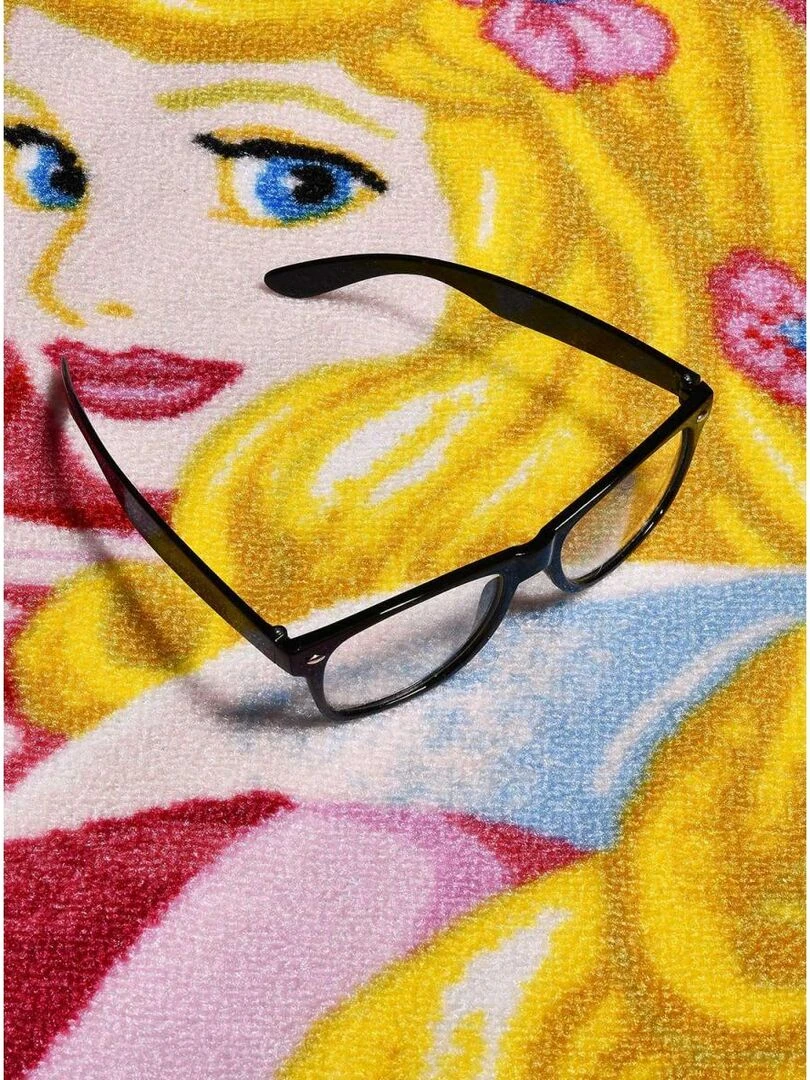 Tapis enfant AURORE Rose 67x67 Lavable 30° en polyamide doux et soyeux   Rose