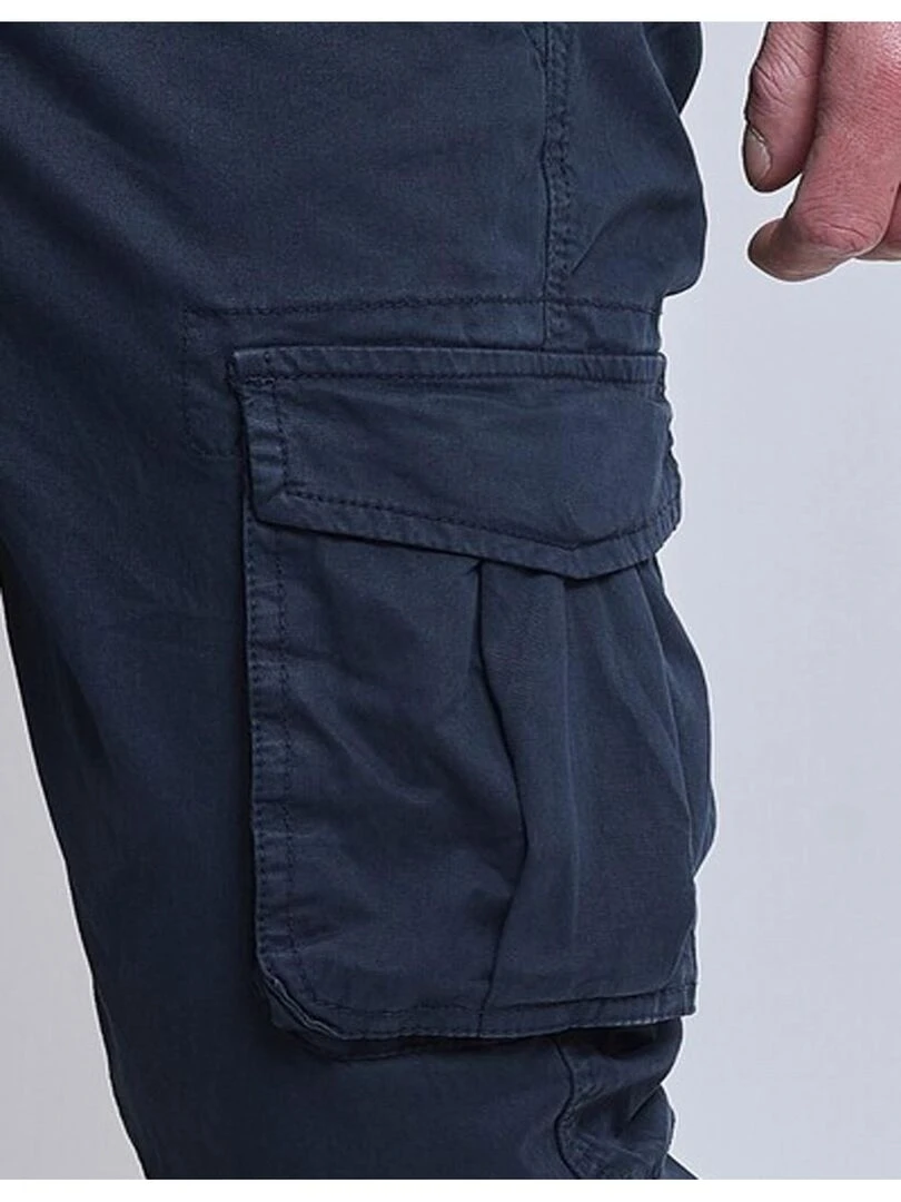 PANTALON CARGO Kebello   Bleu marine