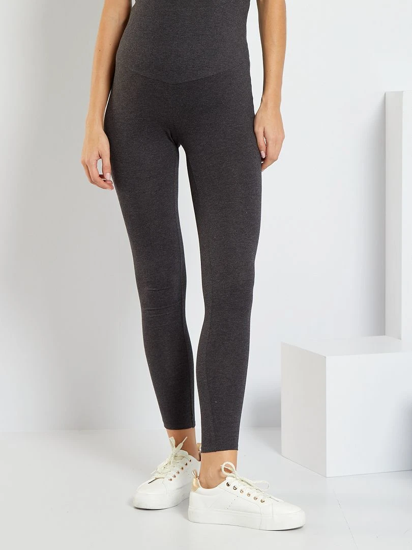 Legging grossesse maille extensible Noir