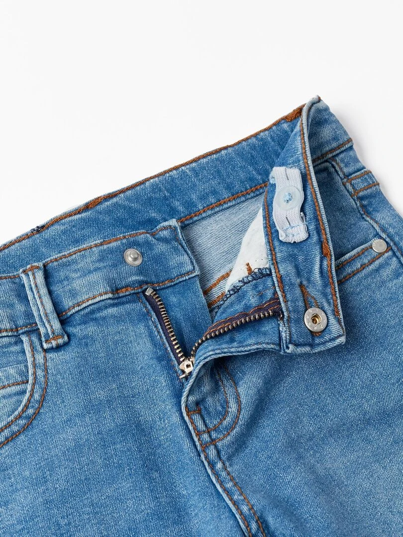 Pantalon en Denim en Coton pour Garçon  NO DRAMA IN THE BAHAMAS   Bleu clair