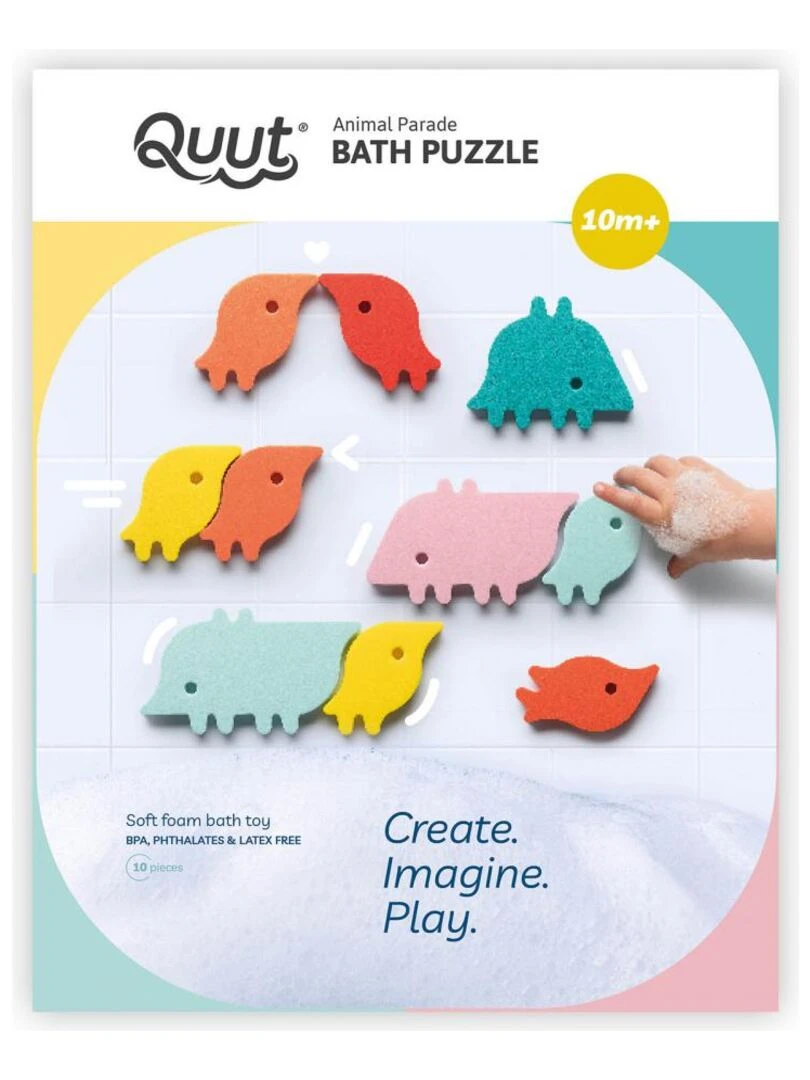 Puzzle de bain Animal Parade Multicolore