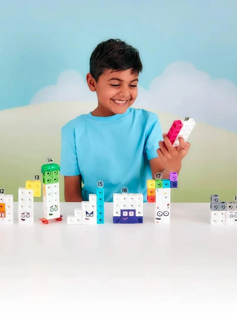 Kit d'activités avec cubes MathLink Numberblocks de 11 à 20 N/A