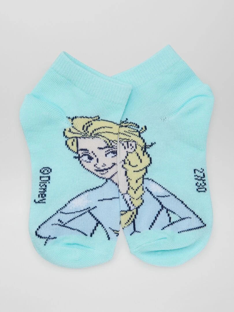 Lot de 3 paires de chaussettes 'Reine des neiges'   Violet