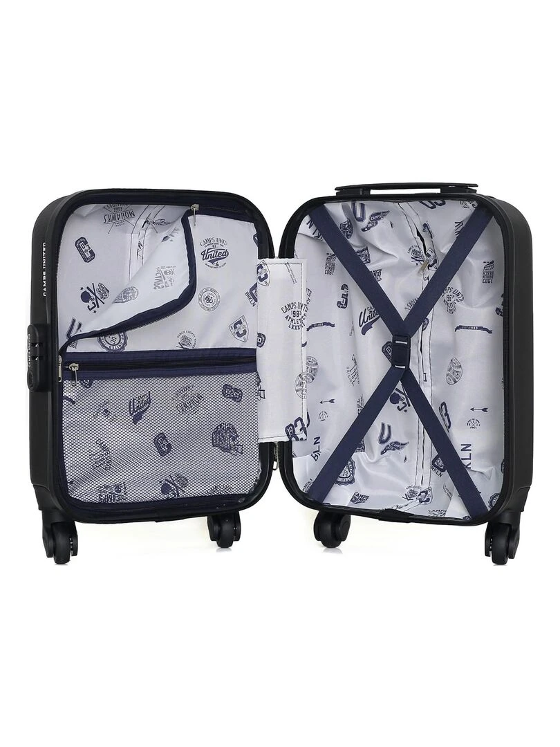 CAMPS UNITED   VALISE CABINE XXS BERKELEY 4 ROUES 46 CM   Noir