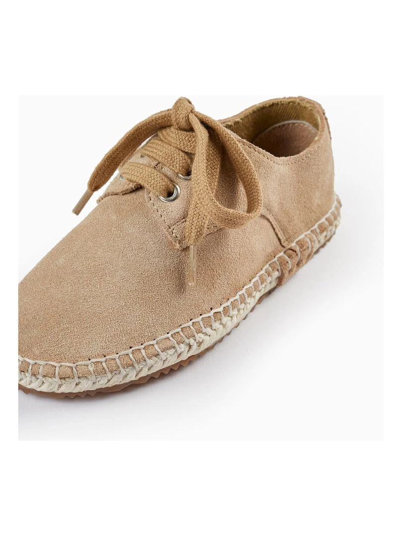 Chaussures en daim en cuir pour bébé garçon  BROTHERS&SISTERS   Beige clair