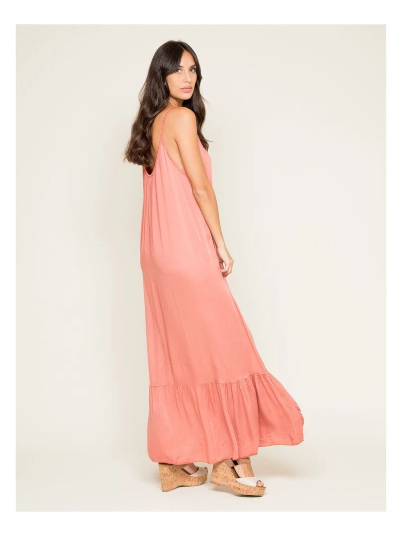 Robe longue ISTYLE Rouge brique