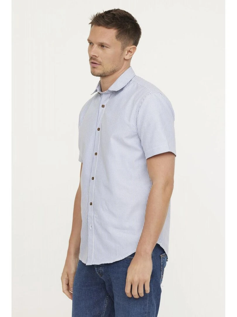 Lee Cooper Chemise manches courtes coton regular DASTO Bleu marine