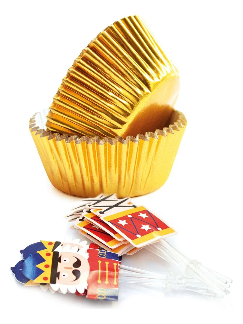 24 caissettes et 24 toppers Casse Noisette N/A