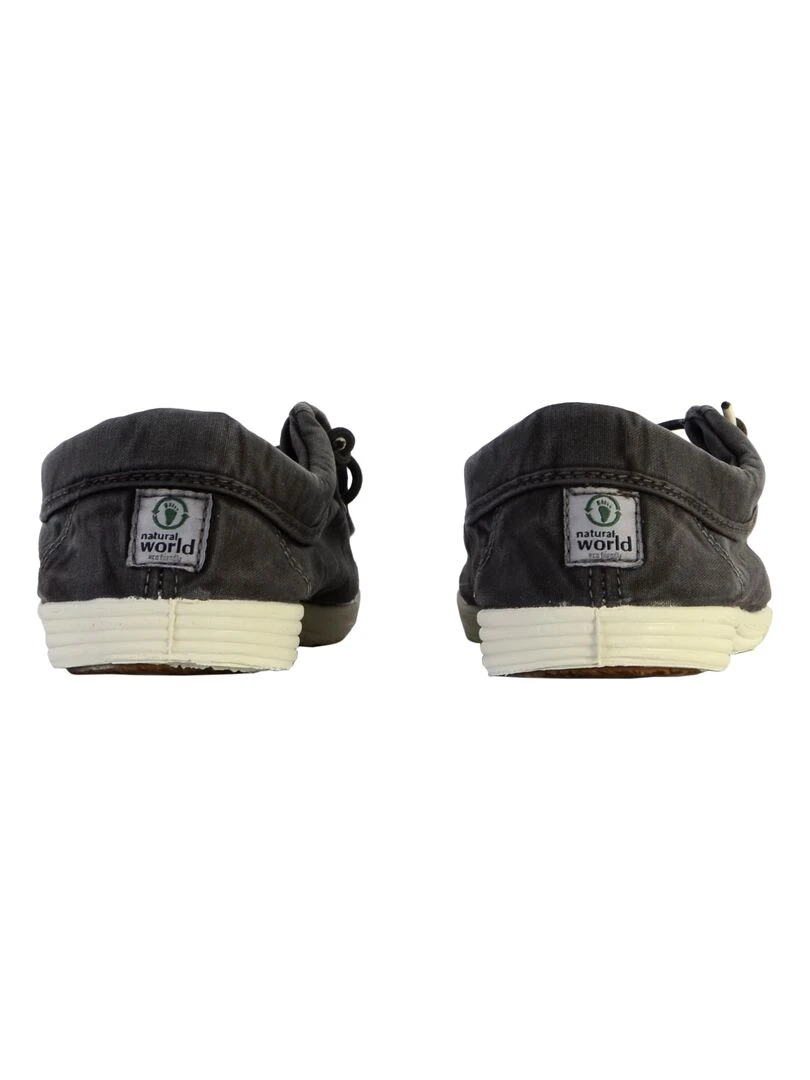 Basket à Lacet Natural World Wallabi Enzimatico   Noir
