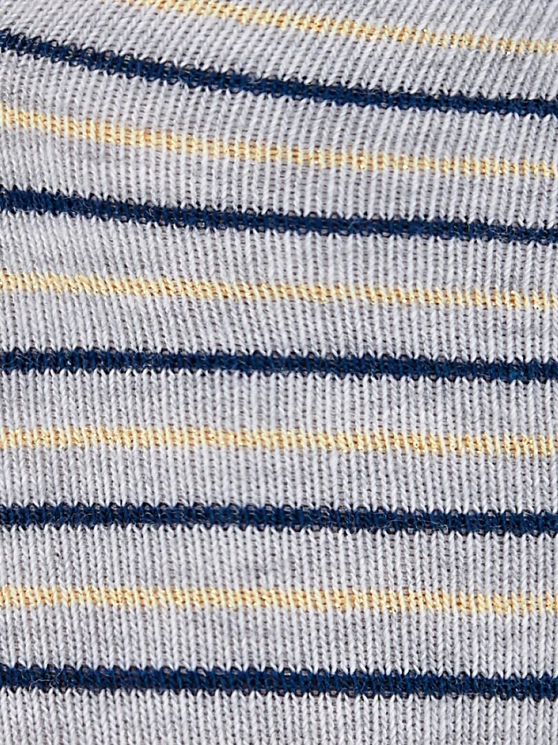 Lot de 3 socquettes fantaisie   Damart   Bleu