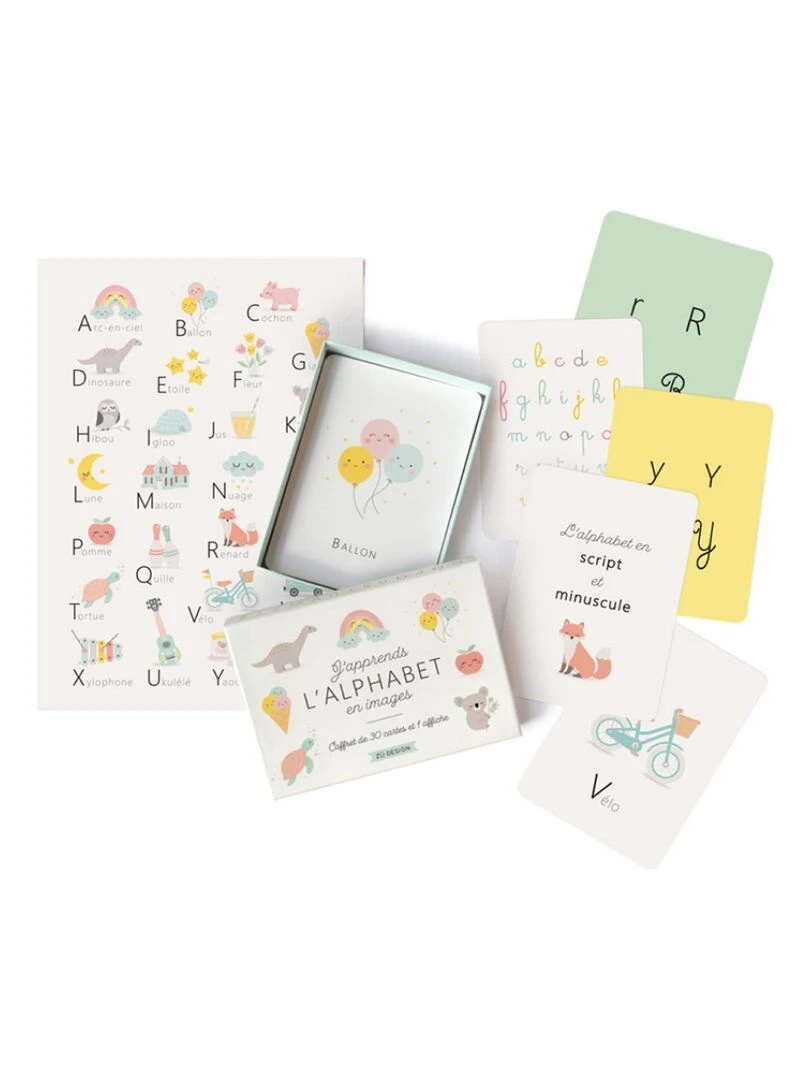 Coffret J'apprends l'alphabet en images N/A