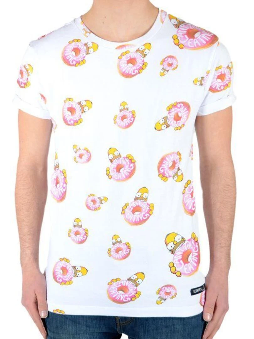 Tee Shirt Little Eleven Paris Homerall SS Mixte Garçon Fille Blanc Blanc