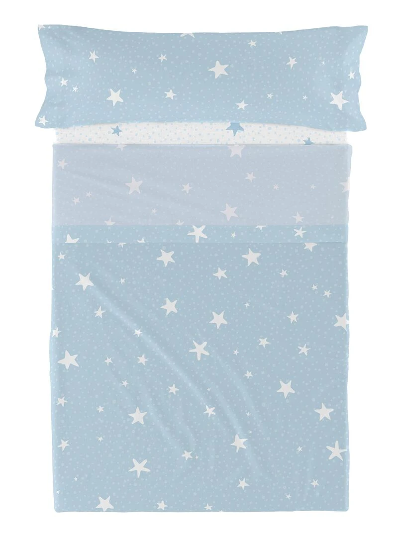 Parure de lit 2 pièces Little star "Happyfriday" Bleu