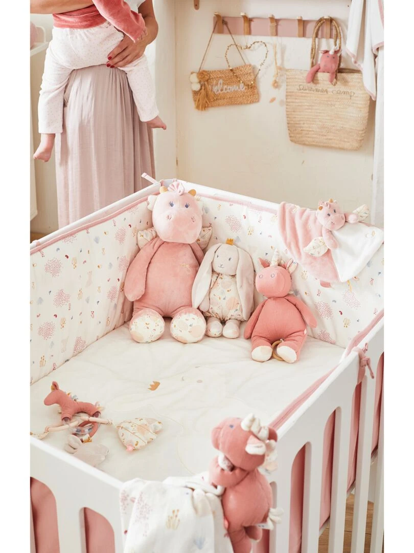 Peluche small Veloudoux Joy   Rose