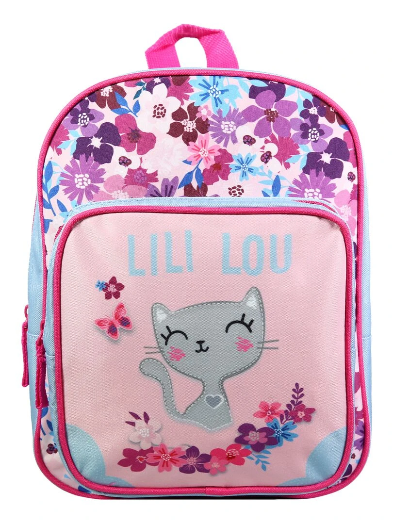 BAGTROTTER Sac à dos 31 cm avec poche maternelle Lili Lou Rose Rose