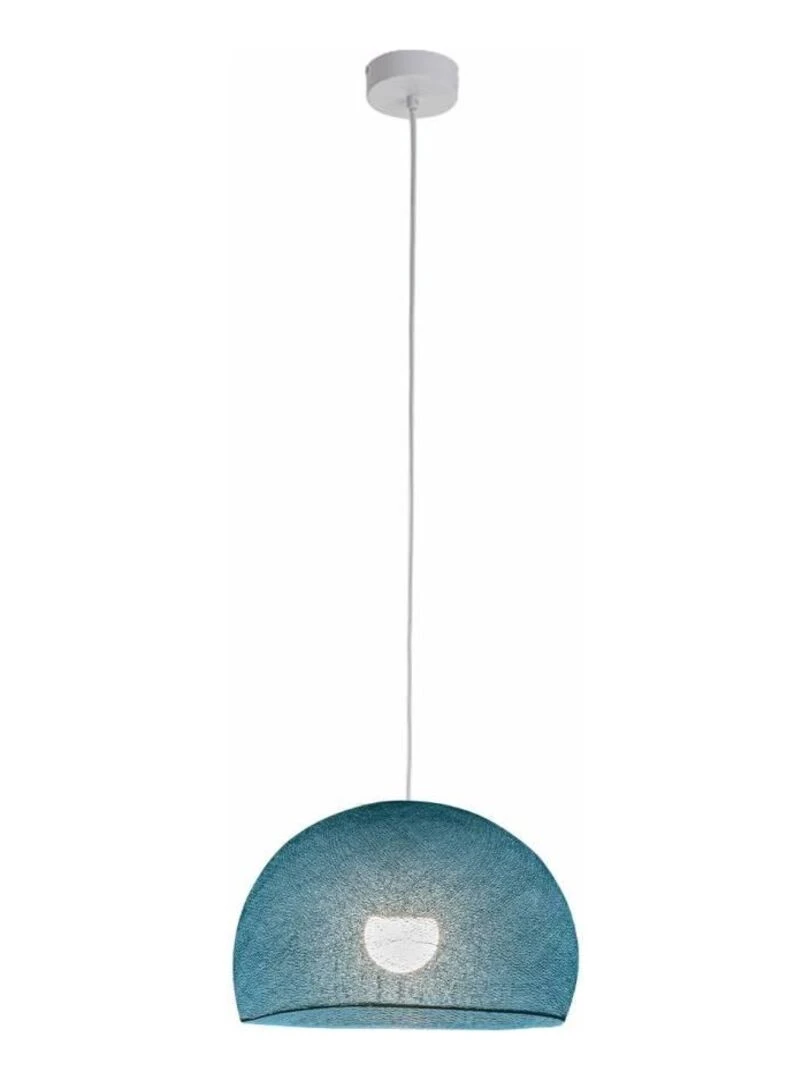 Suspension simple coupole 31cm Bleu canard