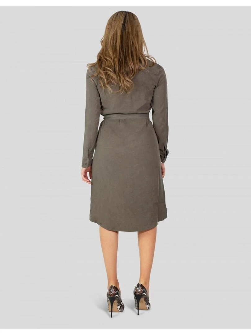 Robe longue Kebello   Marron