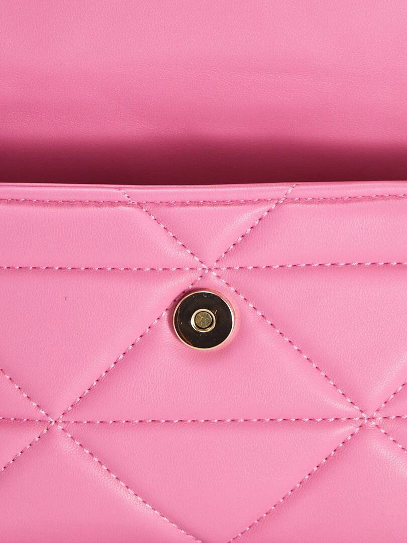 Sac bandoulière matelassé   Rose