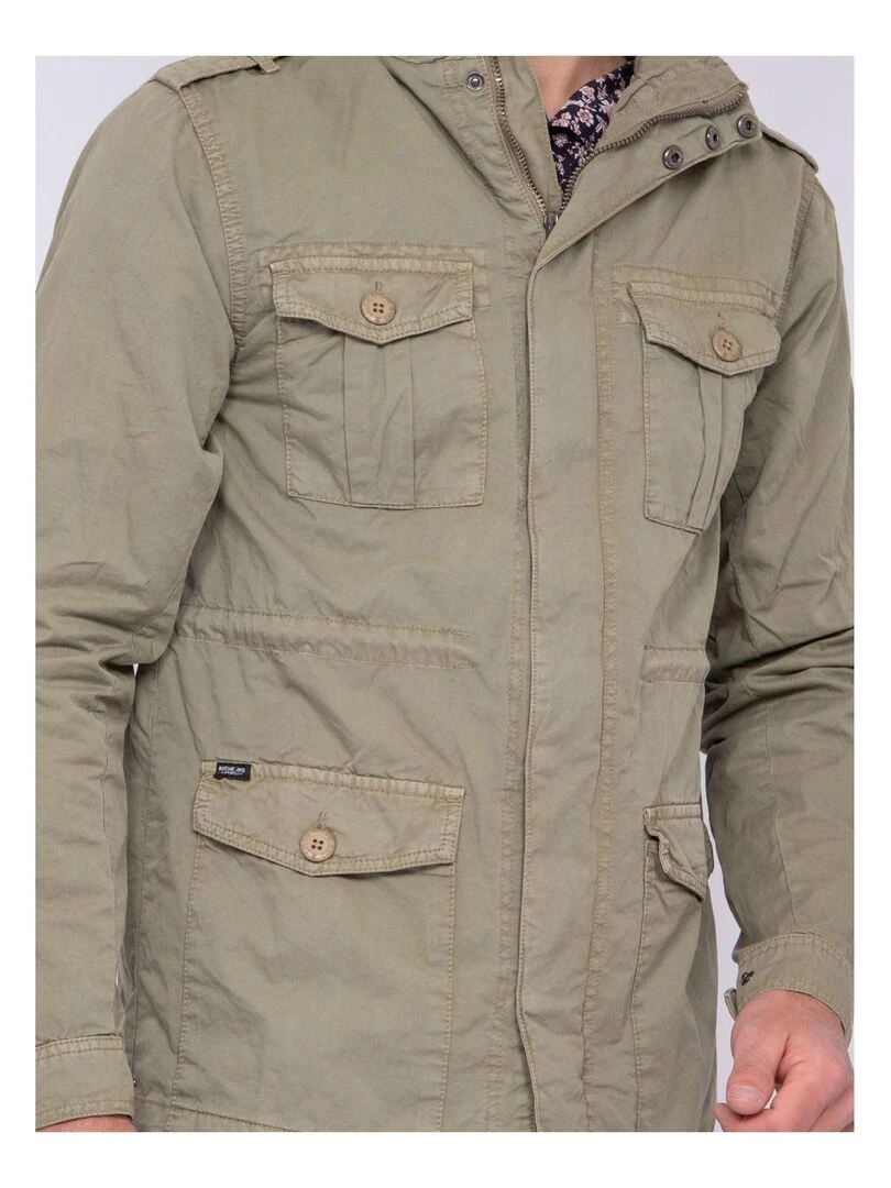 Veste saharienne ZUSTAVE   Kaki
