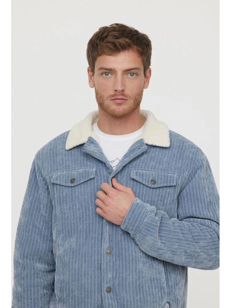 Lee Cooper   Veste manches longues polyester regular FRAMY   Gris Bleu