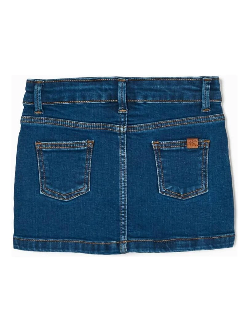 Jupe en Denim de Coton Bébé Fille READY PLAYER Bleu