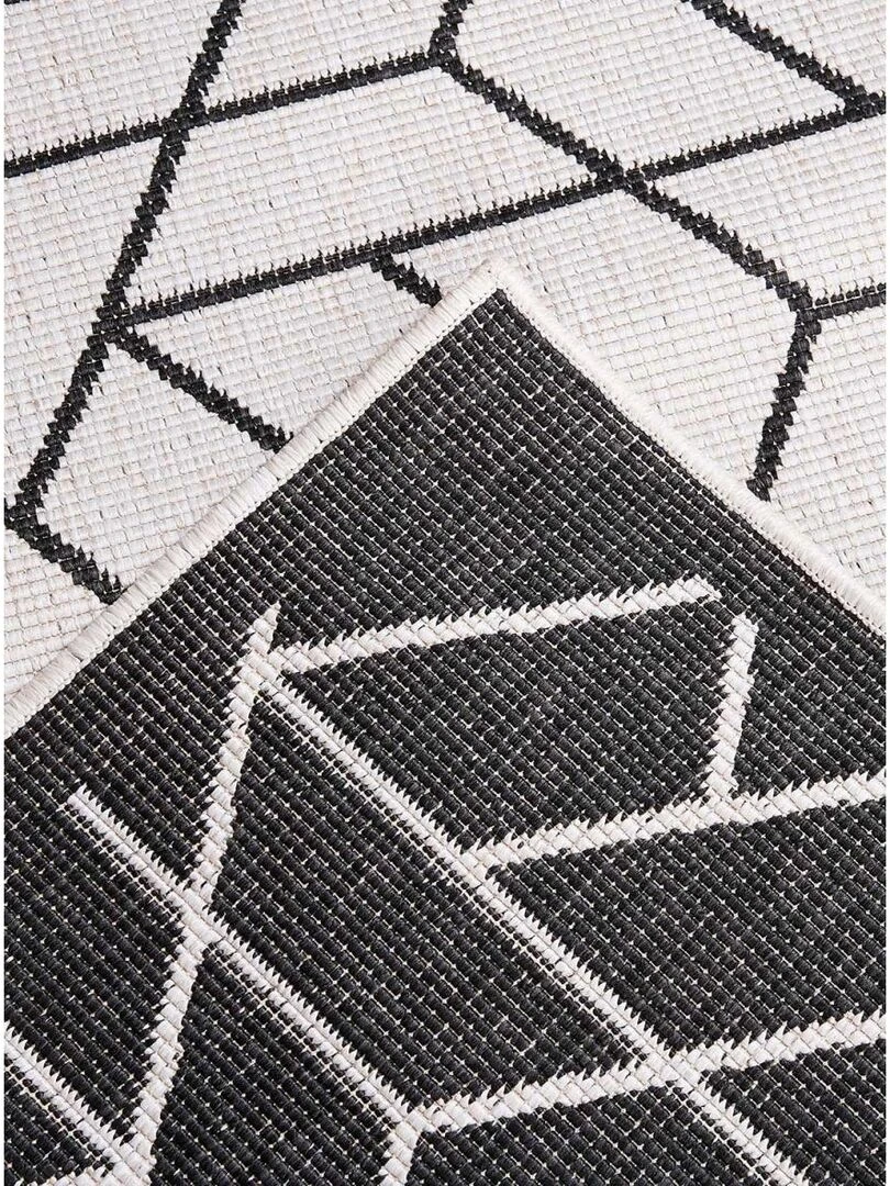 Tapis exterieur EX1 BRI REVERSIBLE OEKO TEX® Noir