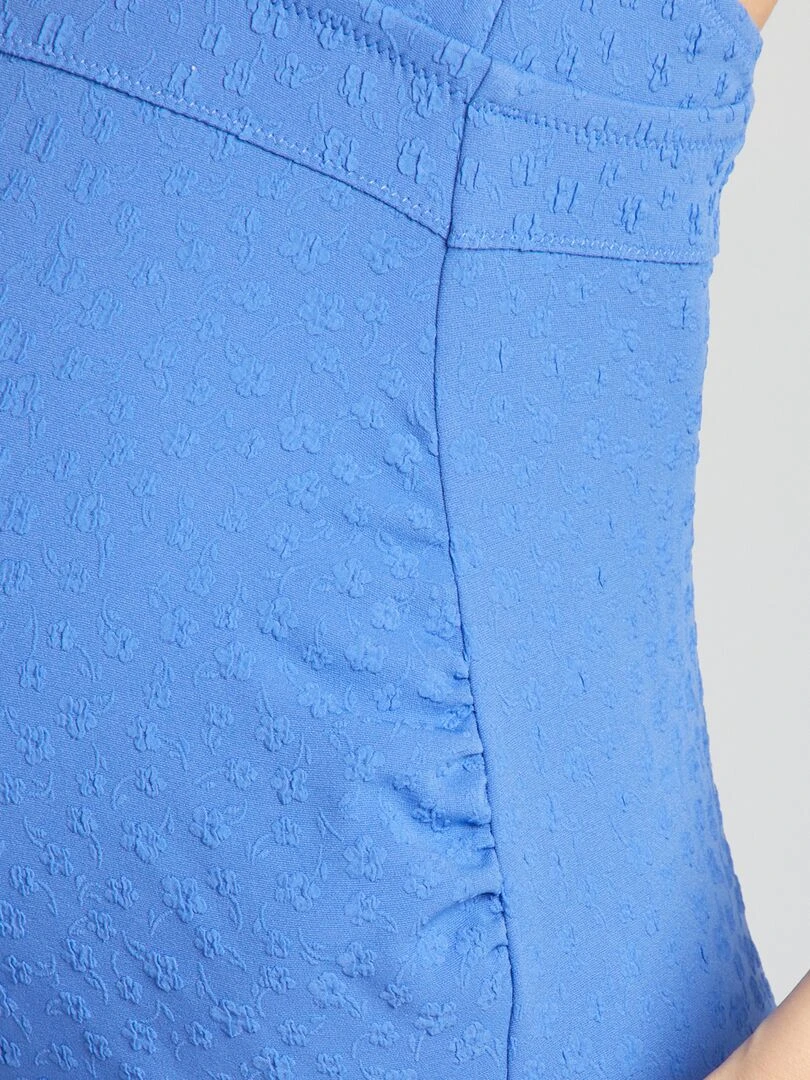 Maillot de bain maternité 1 pièce   bleu