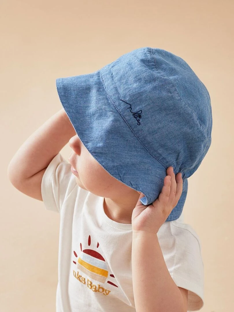 Chapeau bob en denim Noukie's Bleu