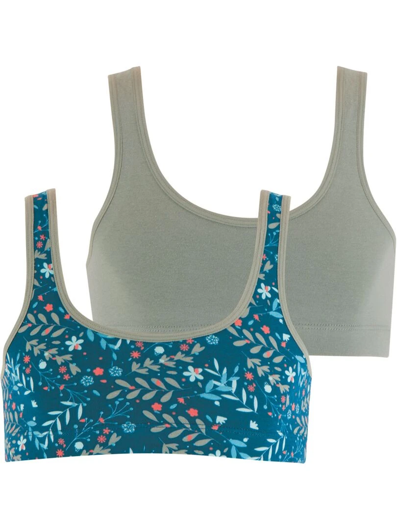 Lot de 2 brassières fille Mode Girl by Vert