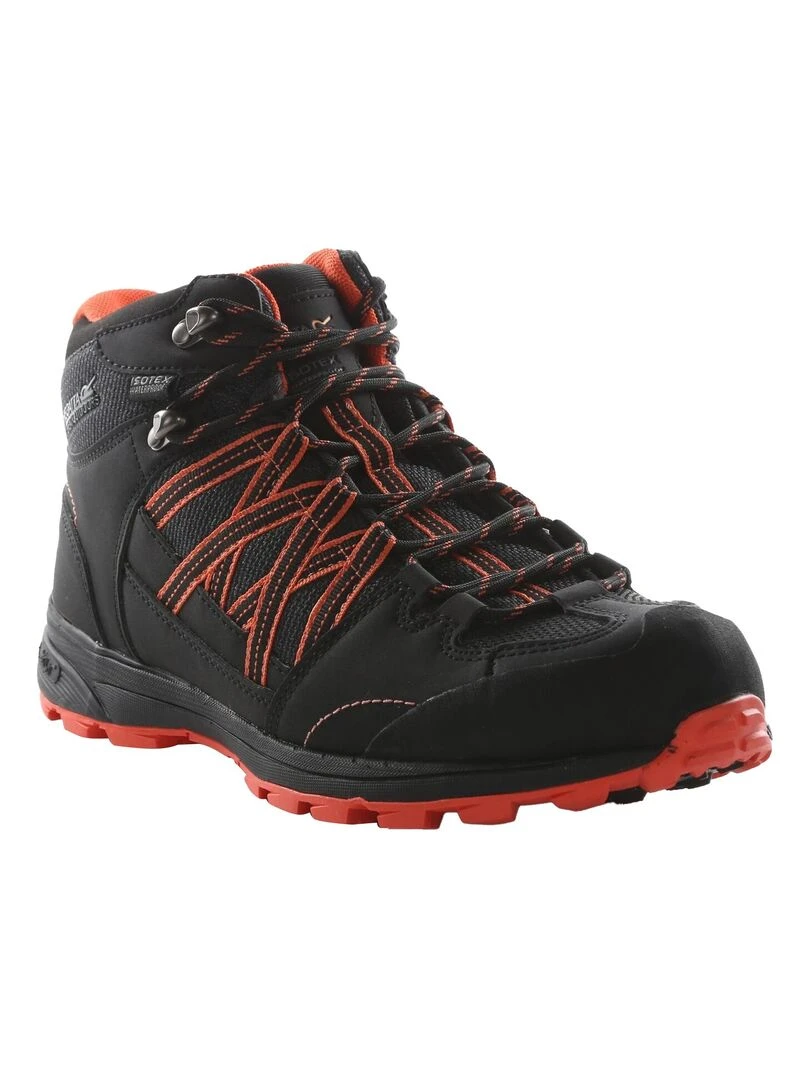 Regatta Chaussures montantes de randonnée SAMARIS Noir Orange Noir