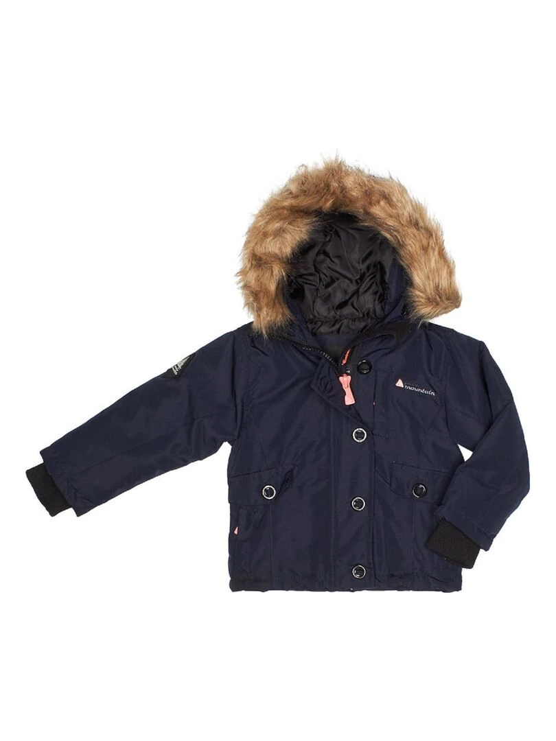 Parka de ski fille FALAVA PEAK MOUNTAIN Bleu marine