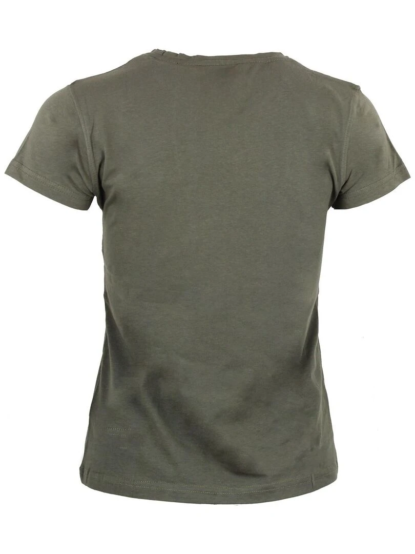 T shirt manches courtes femme AURELIE   Kaki