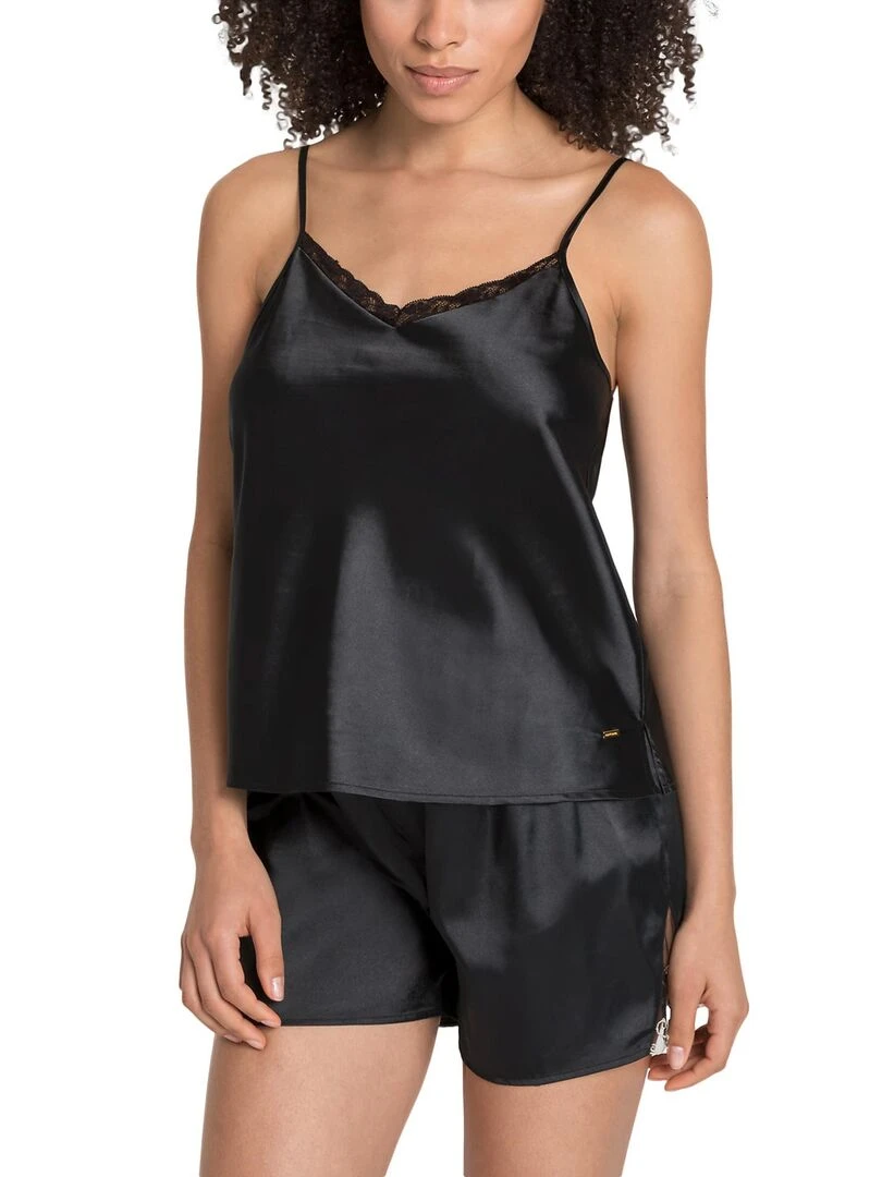 Pyjama short caraco Capsule Noir