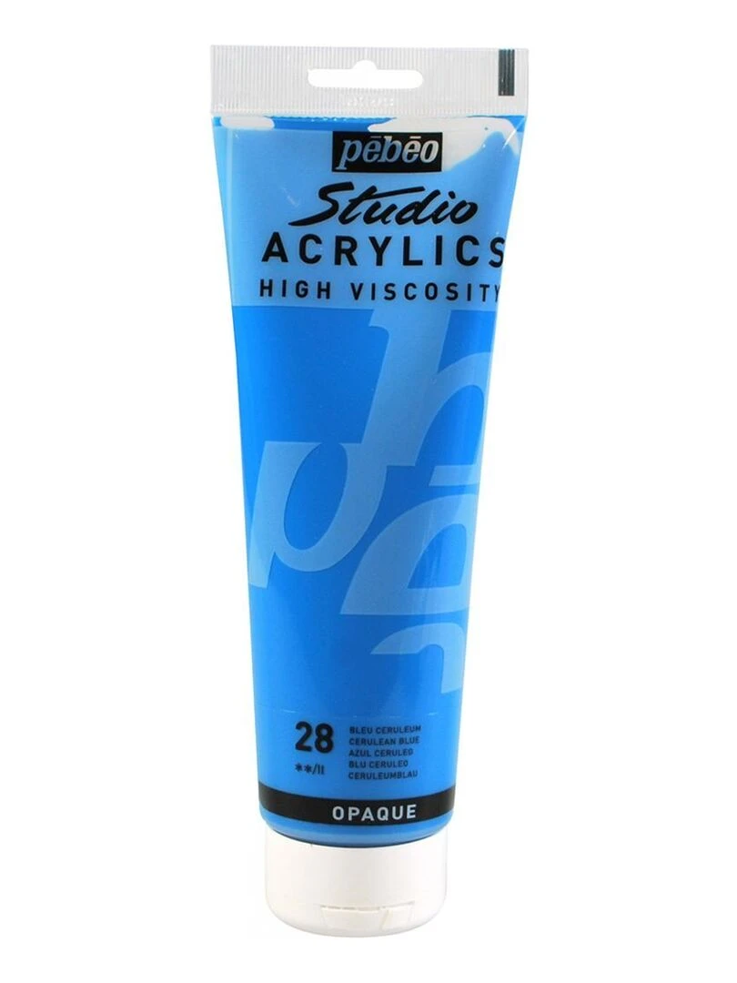 Peinture acrylique opaque   Bleu   250 ml   N/A