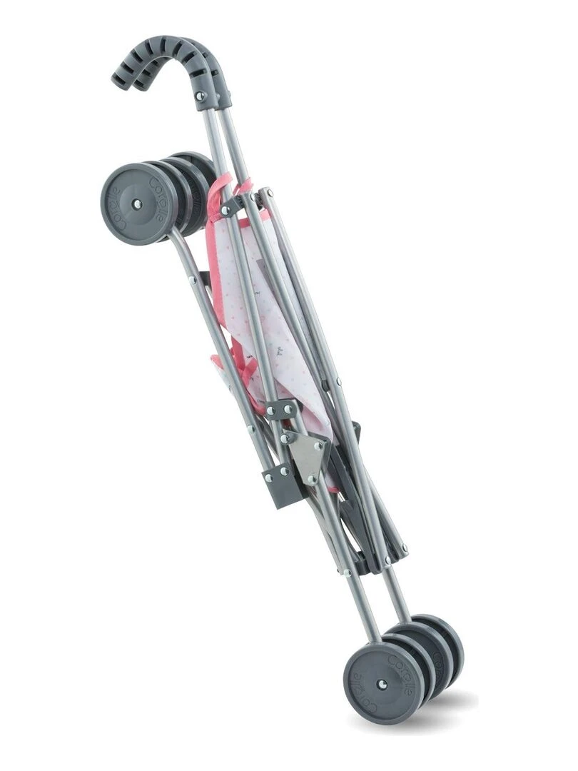 Poussette Canne Rose pour poupon 36/42/52 cm   N/A