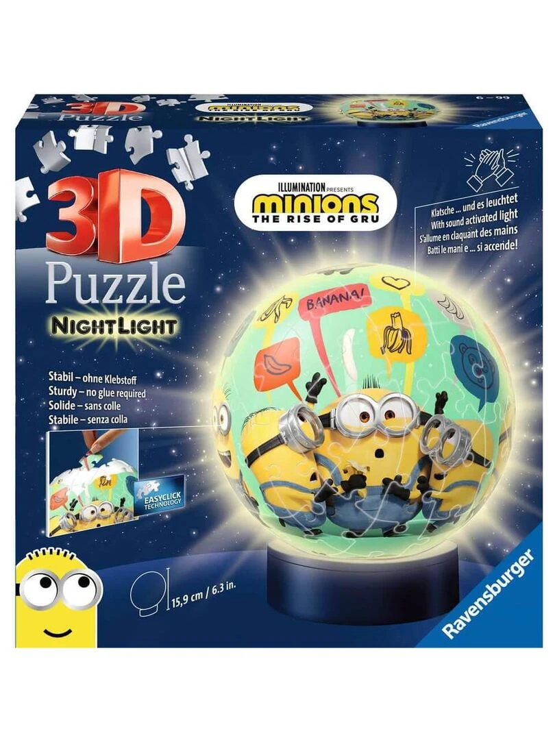 Puzzle Ball 72 pièces lumineux : Minions 2 N/A