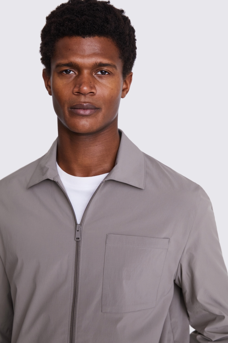 Navy Denim Three Pocket Shacket   Buy Online at Moss