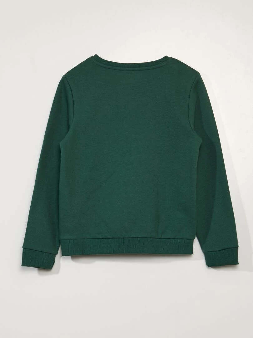 Sweat de Noël imprimé Bonhomme de neige   Vert snow