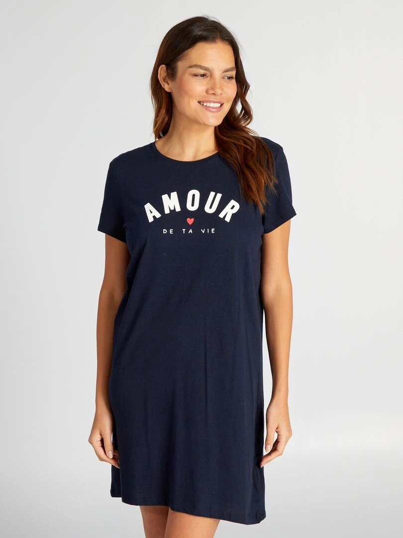 Chemise de nuit Navy