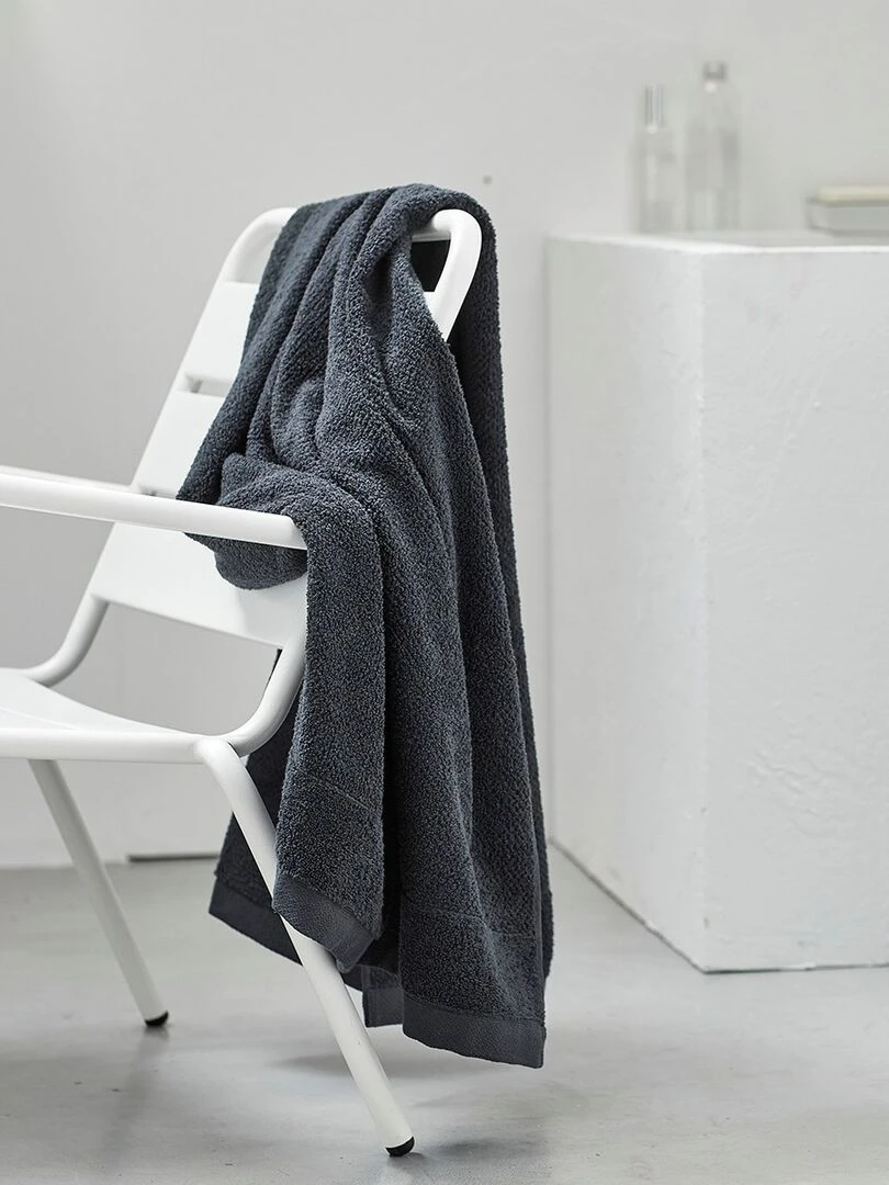 Maxi Drap De Bain Uni 'bio Organic' 'today' gris anthracite