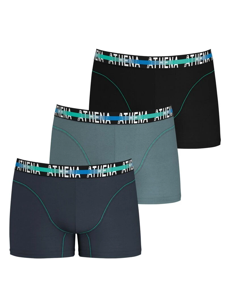 Lot de 3 boxers homme Endurance 24h Gris