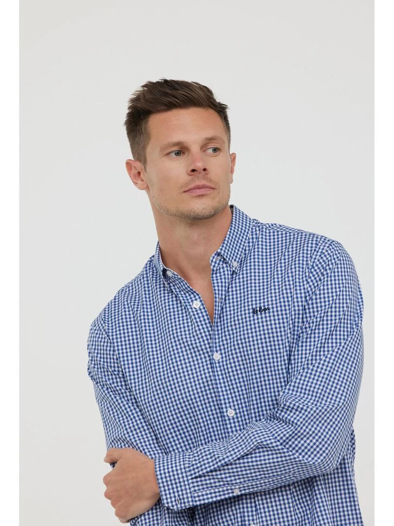 Lee Cooper Chemise manches longues coton regular DOMINICO Bleu marine
