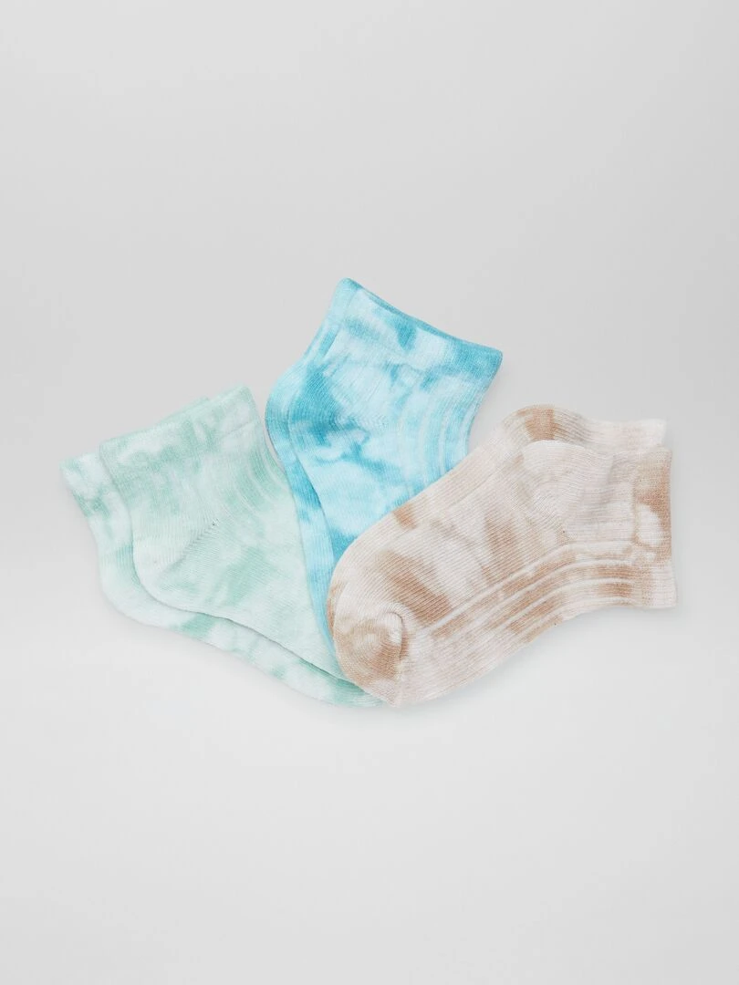 Lot de 3 chaussettes Bleu