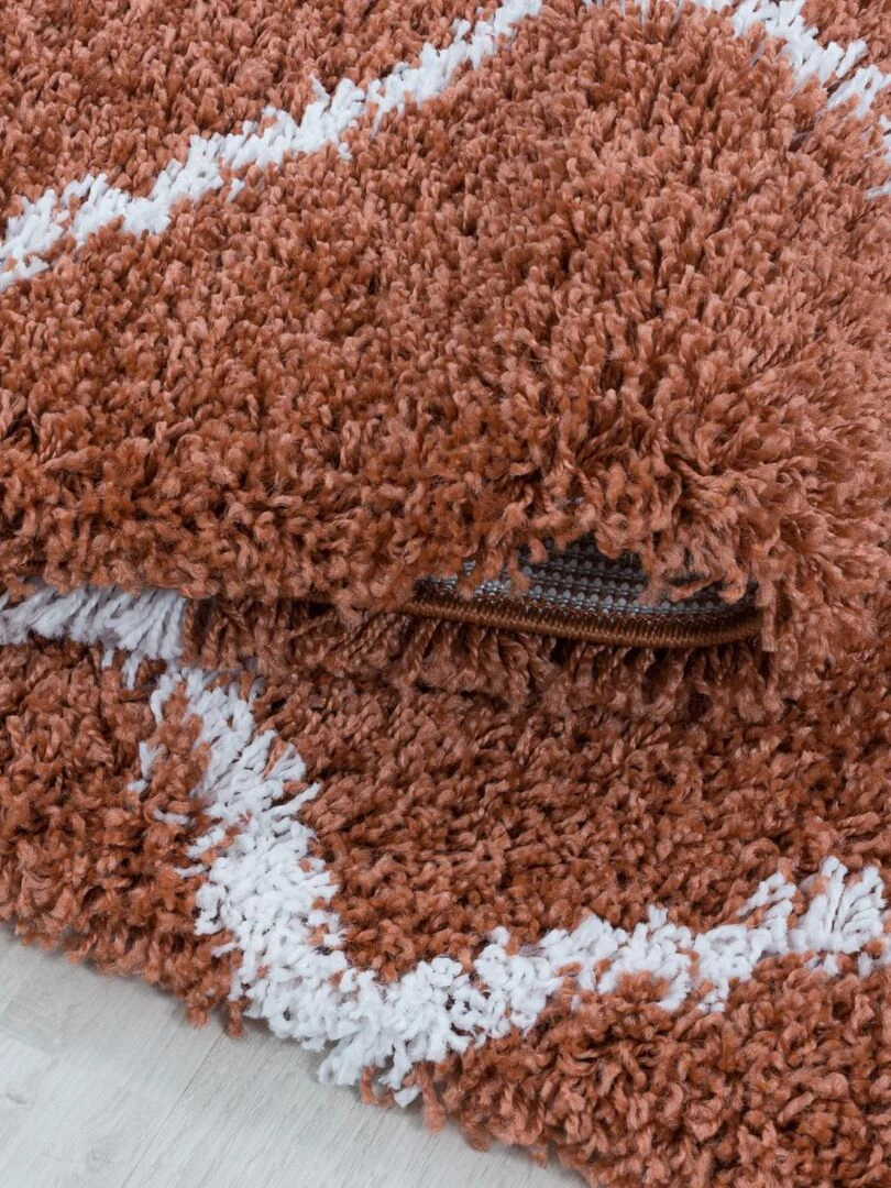 Tapis berbère style SHAGGY A OEKO TEX®   Orange