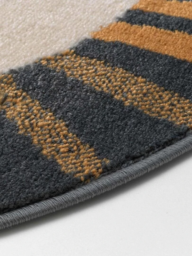 Tapis rond 100 cm tissé Lionceau Orange