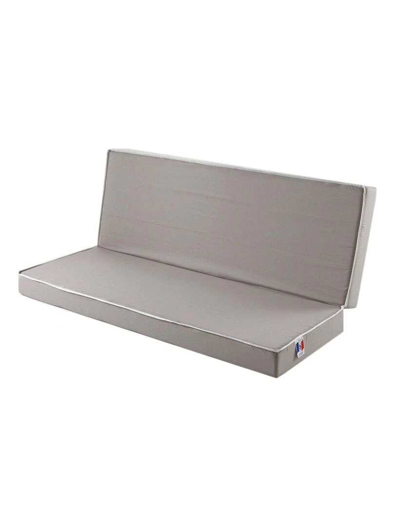Matelas mousse haute résilience 28 kg 130x190 cm clic clac banquette Fabriqué en France N/A