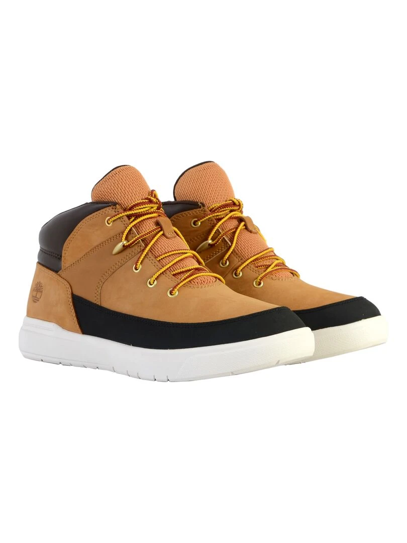 Basket Cuir Timberland Juniors Seneca Bay Mid Hiker   Beige