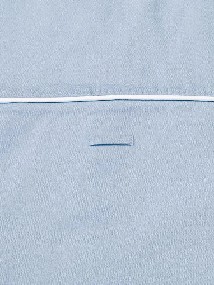 Tour de lit bébé stable en coton 180 x 35 cm Bleu