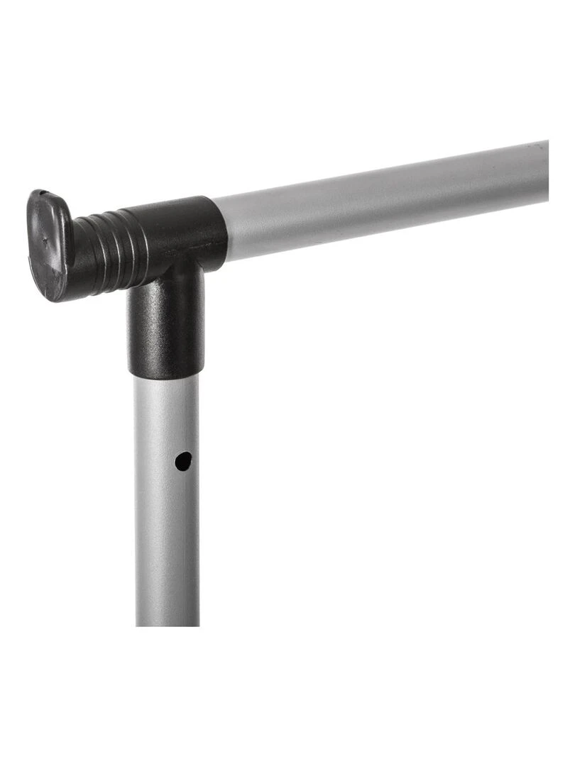 Double portant à vêtements   Noir